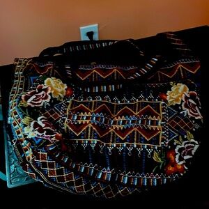 Johnny Was a Marjan velvet tote